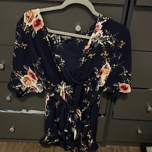 Fashion Nova Floral Jumpsuit